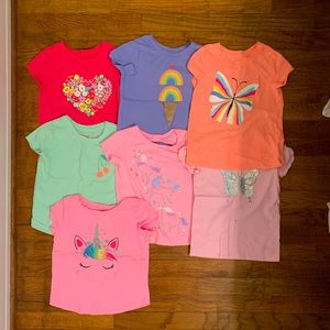 7 shirts all 5T all never worn